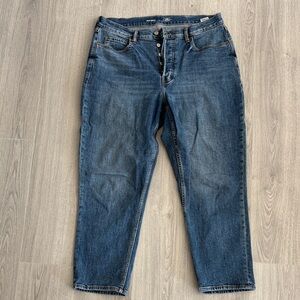 Old Navy Women’s high rise, straight leg denim